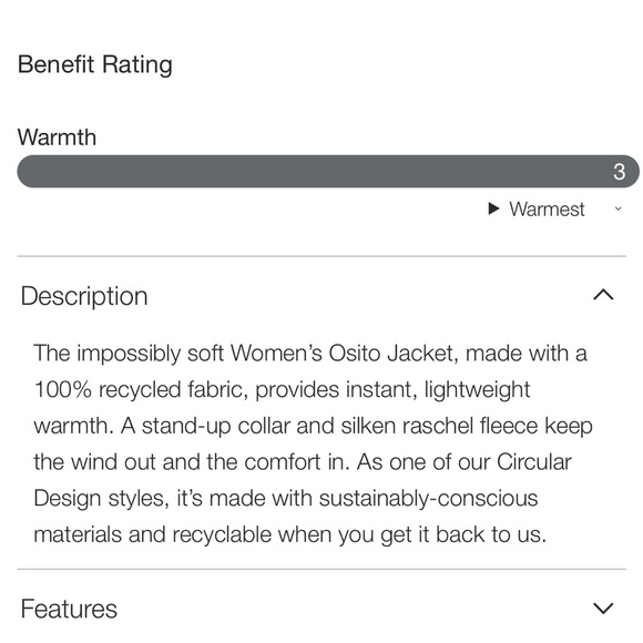 NORTH FACE - WOMEN’S FLEECE JACKET - Picture 10 of 11